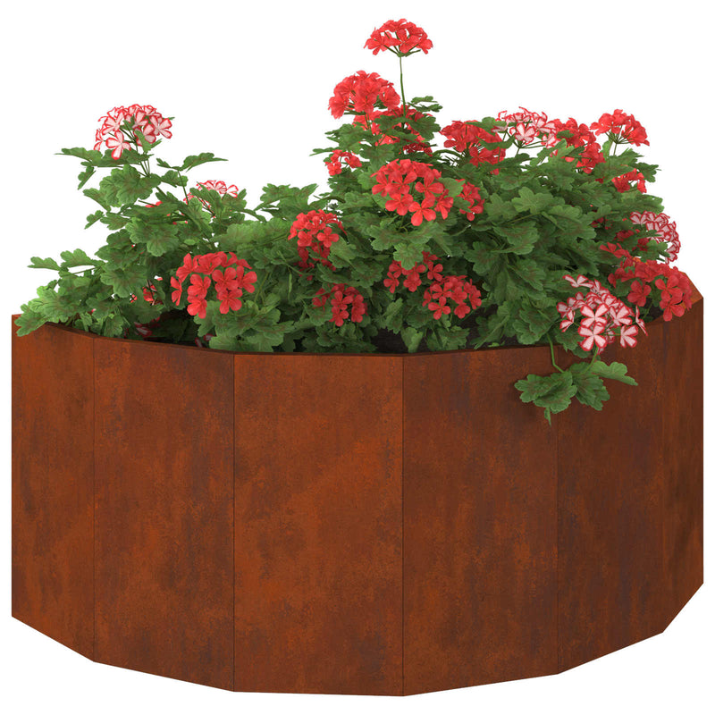 Load image into Gallery viewer, Vidaxl plantenbak roestig 90 x 45 x 35 cm cortenstaal
