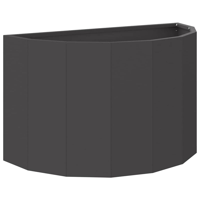 Load image into Gallery viewer, Vidaxl plantenbak zwart 60 x 30 x 35 cm staal
