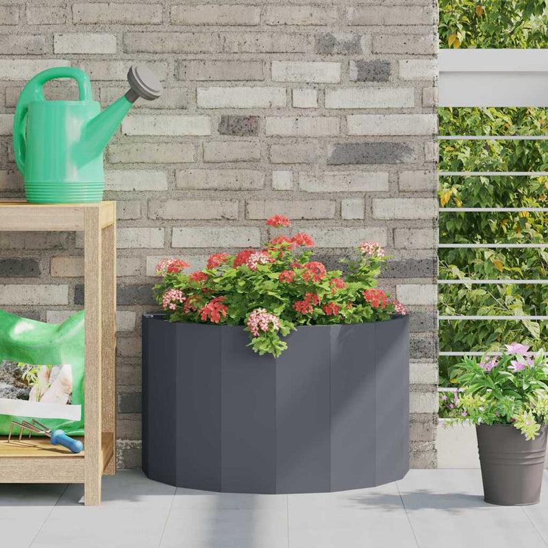 Load image into Gallery viewer, Vidaxl plantenbak antraciet 60 x 30 x 35 cm staal
