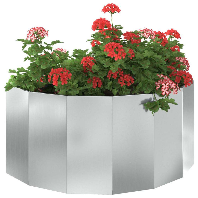 Load image into Gallery viewer, Vidaxl plantenbak zilver 120 x 60 x 50 cm gegalvaniseerd staal
