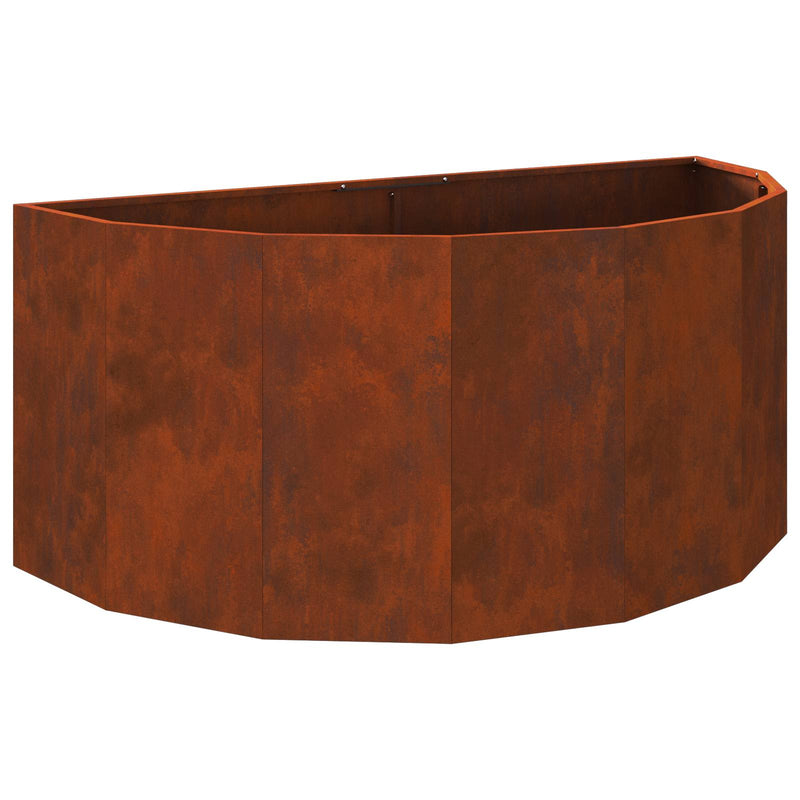 Load image into Gallery viewer, Vidaxl plantenbak roestig 120 x 60 x 50 cm cortenstaal
