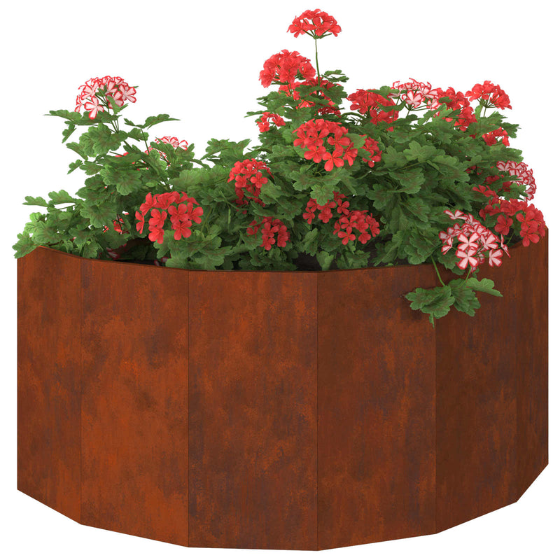 Load image into Gallery viewer, Vidaxl plantenbak roestig 120 x 60 x 50 cm cortenstaal
