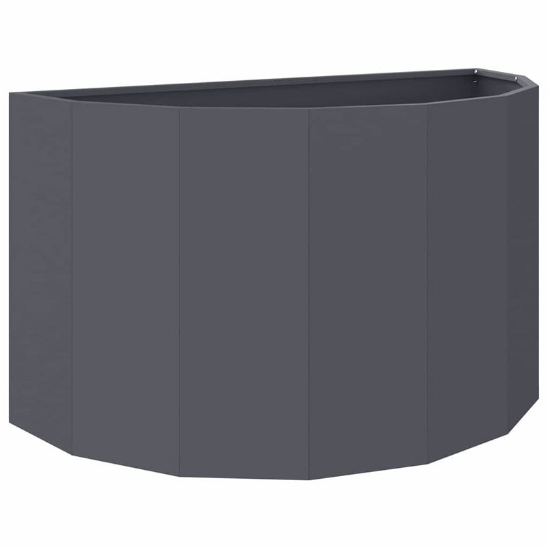 Load image into Gallery viewer, Vidaxl plantenbak antraciet 90 x 45 x 50 cm staal
