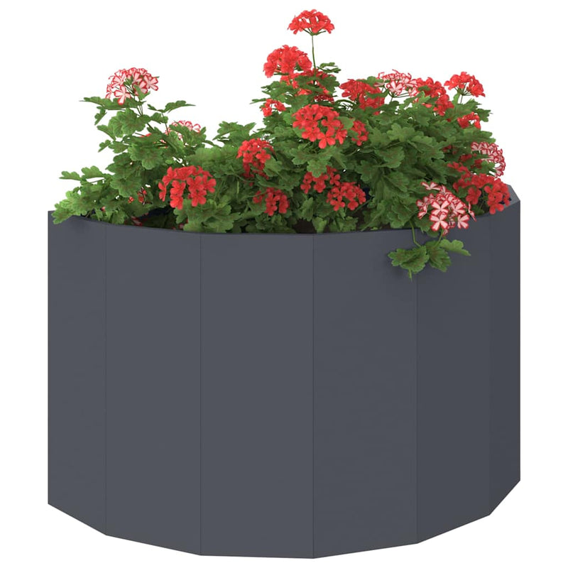 Load image into Gallery viewer, Vidaxl plantenbak antraciet 90 x 45 x 50 cm staal
