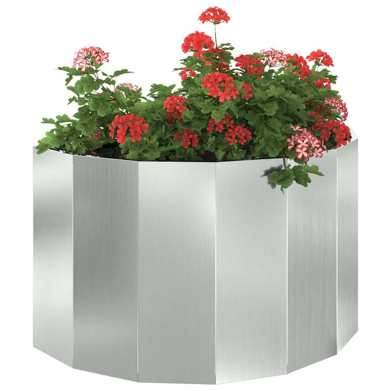 Load image into Gallery viewer, Vidaxl plantenbak zilver 90 x 45 x 50 cm gegalvaniseerd staal
