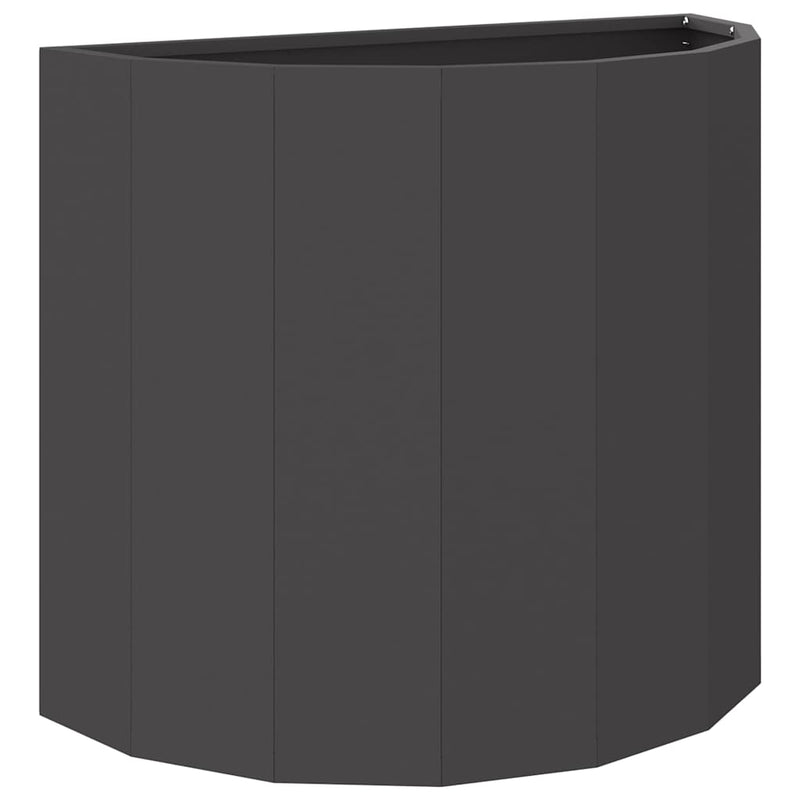 Load image into Gallery viewer, Vidaxl plantenbak zwart 60 x 30 x 50 cm staal
