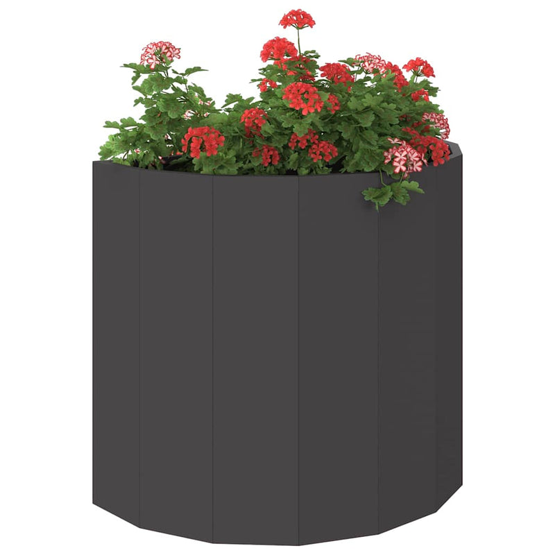 Load image into Gallery viewer, Vidaxl plantenbak zwart 60 x 30 x 50 cm staal
