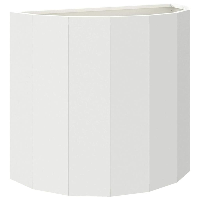Load image into Gallery viewer, Vidaxl plantenbak wit 60 x 30 x 50 cm staal
