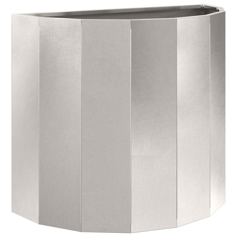 Load image into Gallery viewer, Vidaxl plantenbak zilver 60 x 30 x 50 cm roestvrij staal
