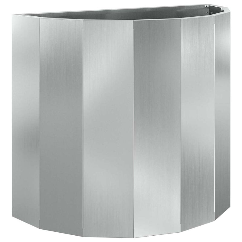 Load image into Gallery viewer, Vidaxl plantenbak zilver 60 x 30 x 50 cm gegalvaniseerd staal
