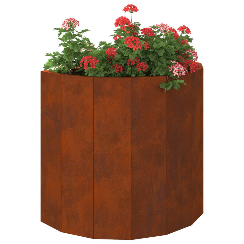 Load image into Gallery viewer, Vidaxl plantenbak roestig 60 x 30 x 50 cm cortenstaal
