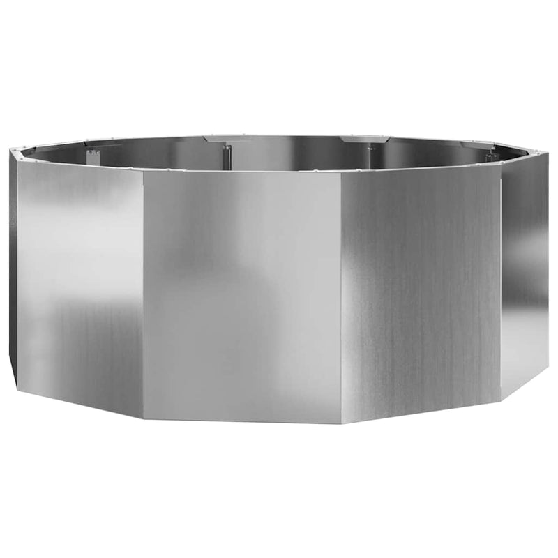 Load image into Gallery viewer, Vidaxl plantenbak zilver 90 x 90 x 35 cm gegalvaniseerd staal
