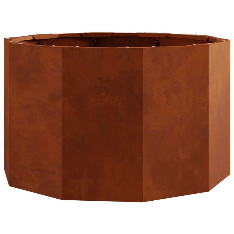 Load image into Gallery viewer, Vidaxl plantenbak roestig 60 x 60 x 35 cm cortenstaal
