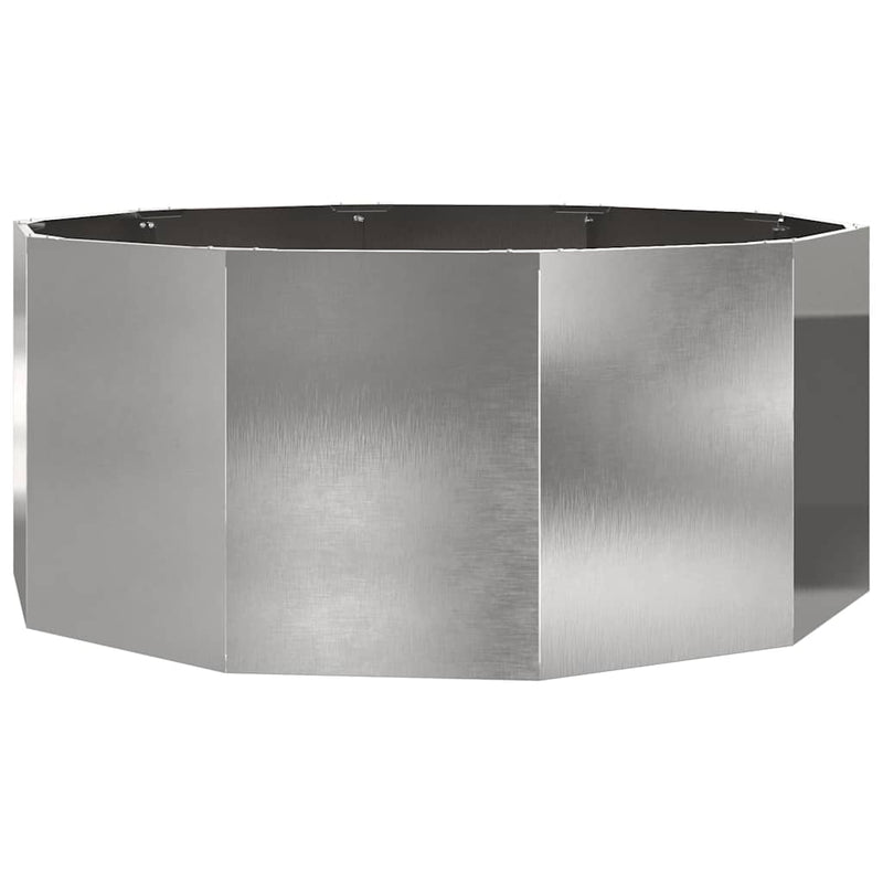Load image into Gallery viewer, Vidaxl plantenbak zilver 120 x 120 x 50 cm roestvrij staal

