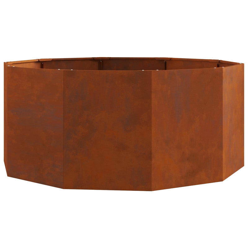 Load image into Gallery viewer, Vidaxl plantenbak roestig 120 x 120 x 50 cm cortenstaal
