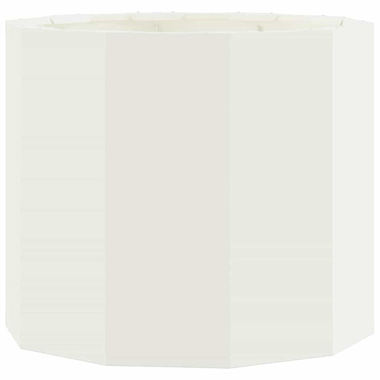 Vidaxl plantenbak wit 60 x 60 x 50 cm staal