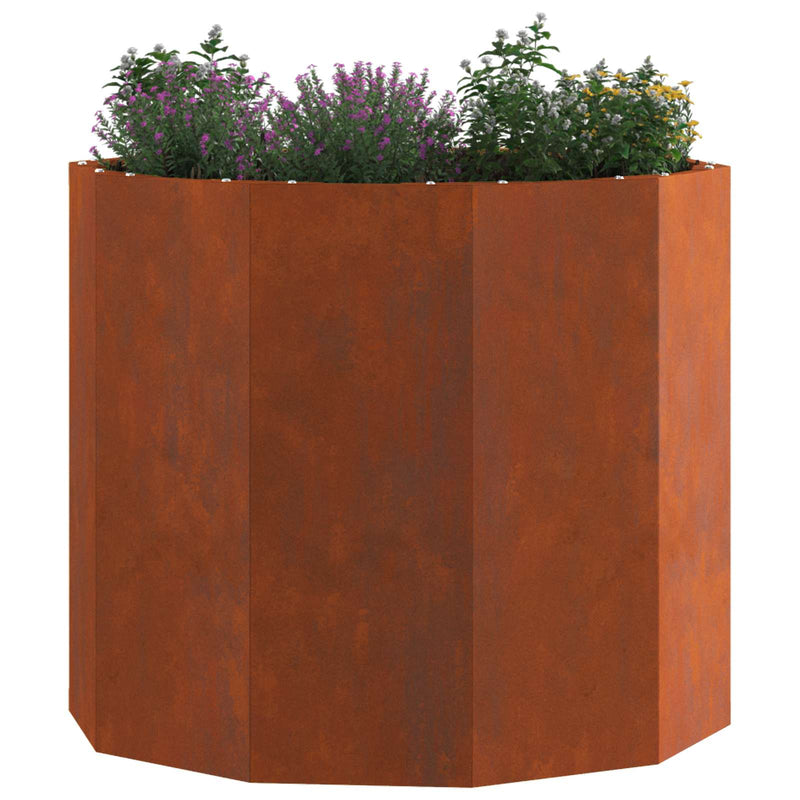 Load image into Gallery viewer, Vidaxl plantenbak roestig 60 x 60 x 50 cm cortenstaal
