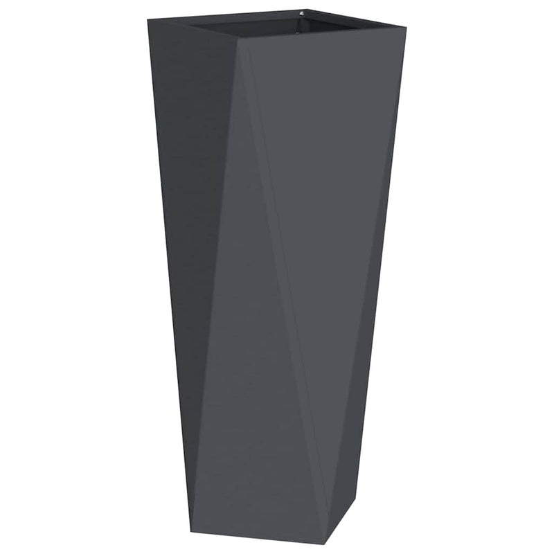 Load image into Gallery viewer, Vidaxl plantenbak antraciet 30 x 30 x 75 cm staal
