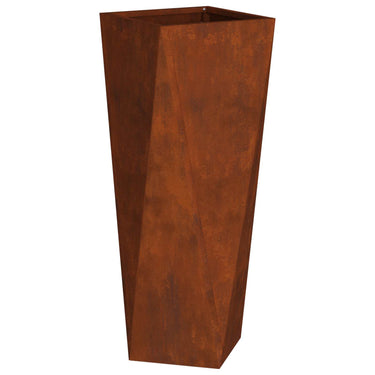 Vidaxl plantenbak roestig 30 x 30 x 75 cm cortenstaal
