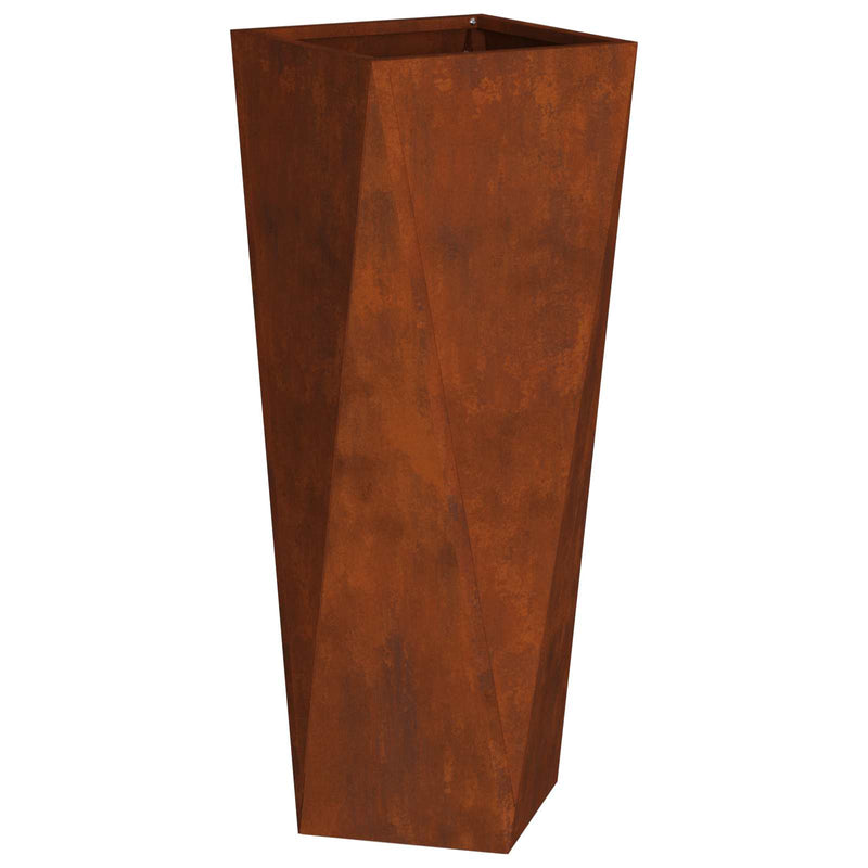 Load image into Gallery viewer, Vidaxl plantenbak roestig 30 x 30 x 75 cm cortenstaal
