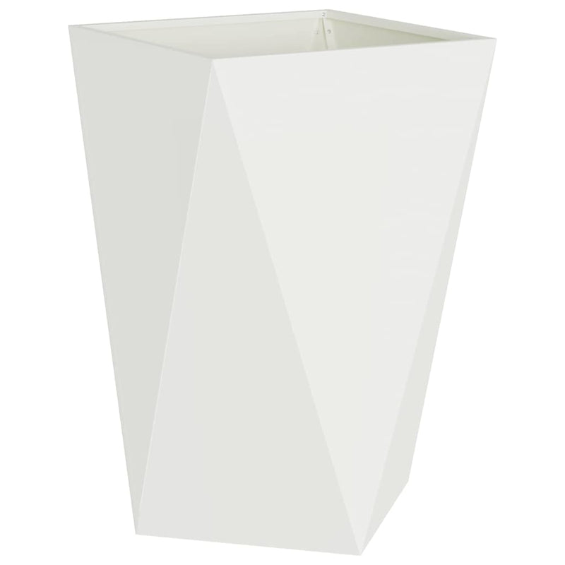 Load image into Gallery viewer, Vidaxl plantenbak wit 50 x 50 x 75 cm staal
