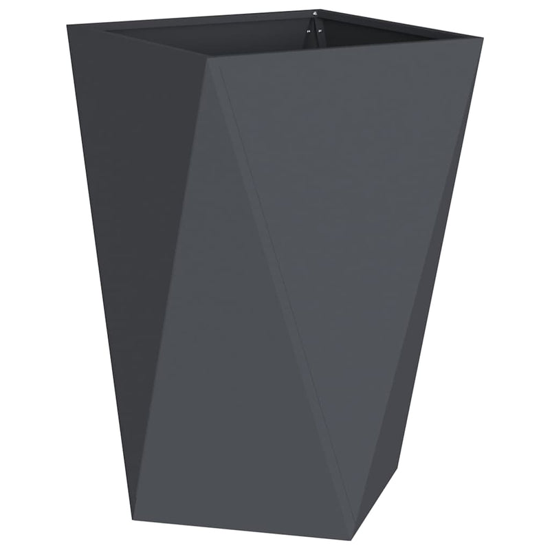 Load image into Gallery viewer, Vidaxl plantenbak antraciet 50 x 50 x 75 cm staal
