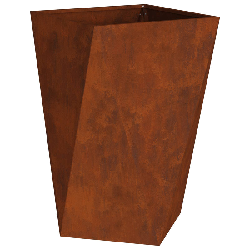 Load image into Gallery viewer, Vidaxl plantenbak roestig 50 x 50 x 75 cm cortenstaal
