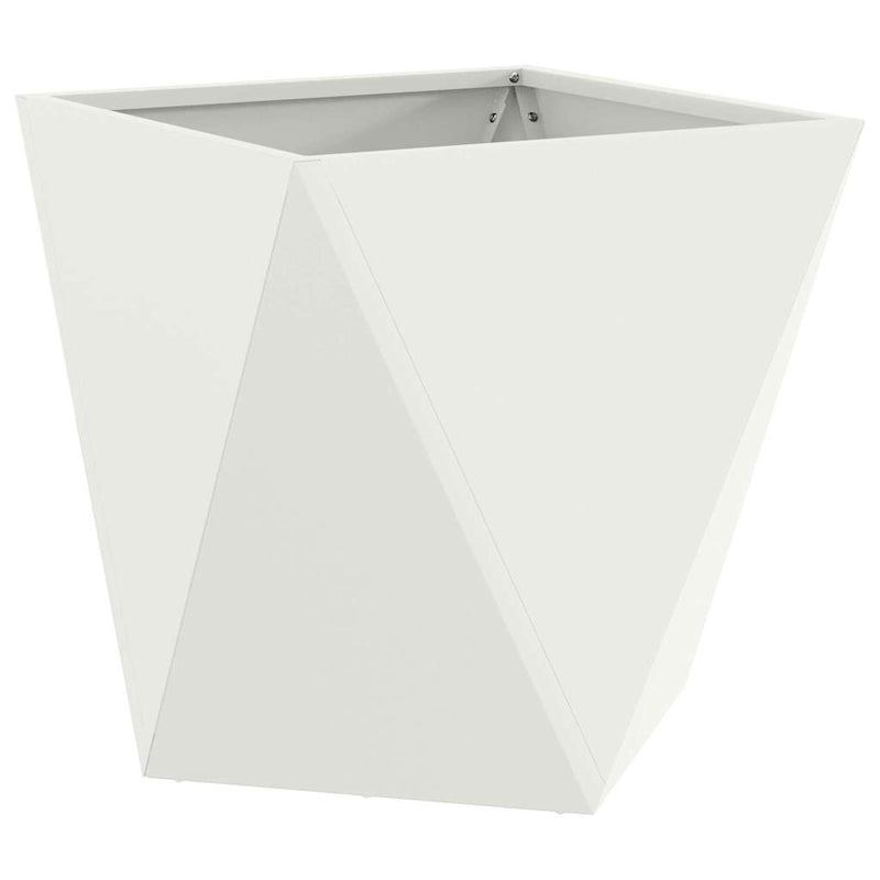 Load image into Gallery viewer, Vidaxl plantenbak wit 50 x 50 x 50 cm staal
