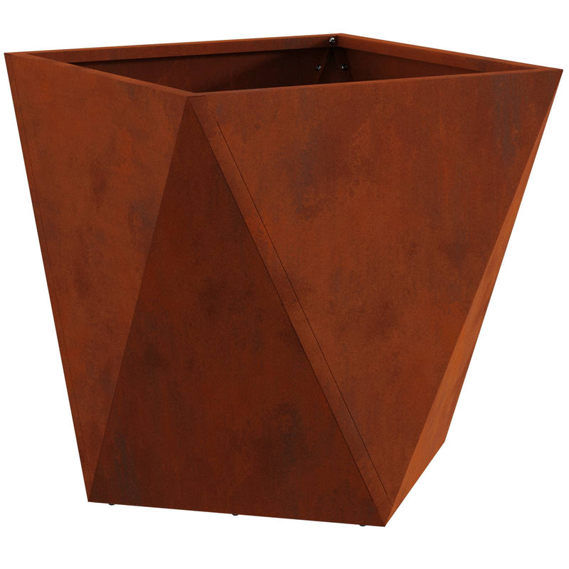 Load image into Gallery viewer, Vidaxl plantenbak roestig 50 x 50 x 50 cm cortenstaal
