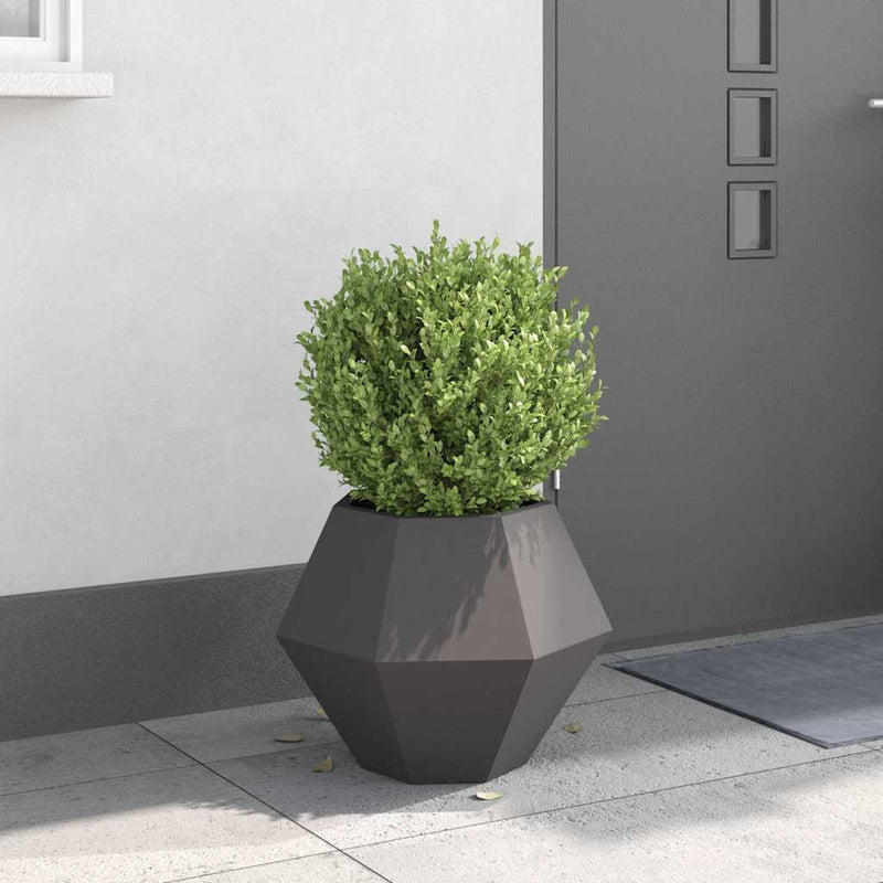 Load image into Gallery viewer, Vidaxl plantenbak zwart 50 x 50 x 40 cm staal
