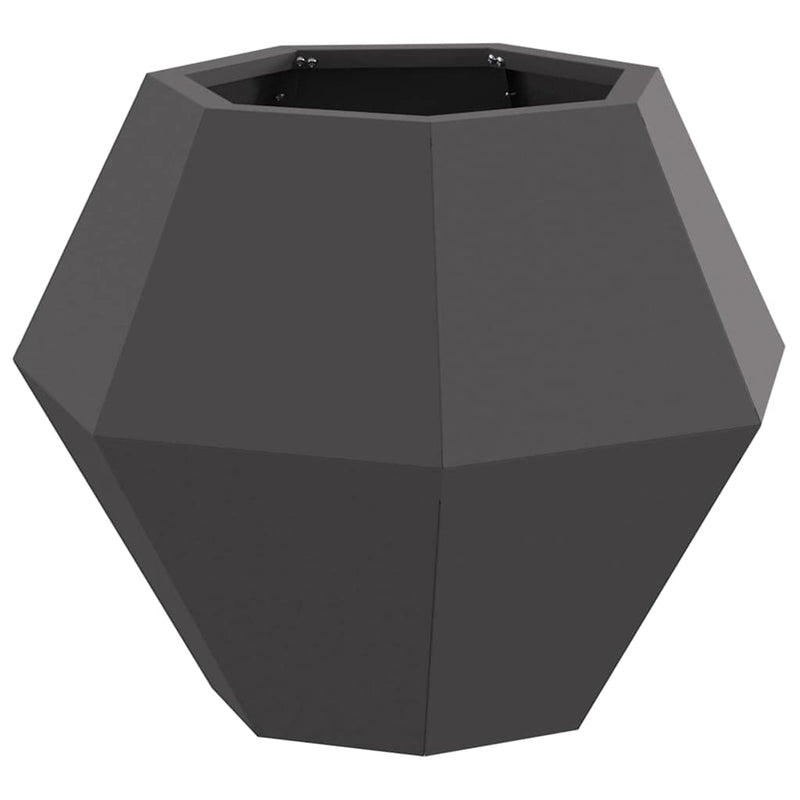 Load image into Gallery viewer, Vidaxl plantenbak zwart 50 x 50 x 40 cm staal
