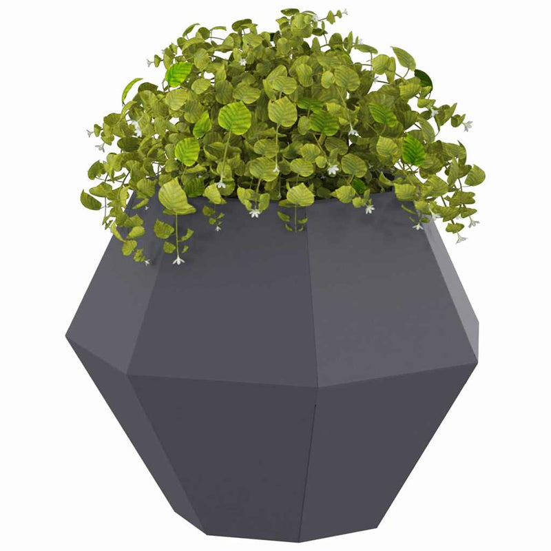 Load image into Gallery viewer, Vidaxl plantenbak antraciet 50 x 50 x 40 cm staal
