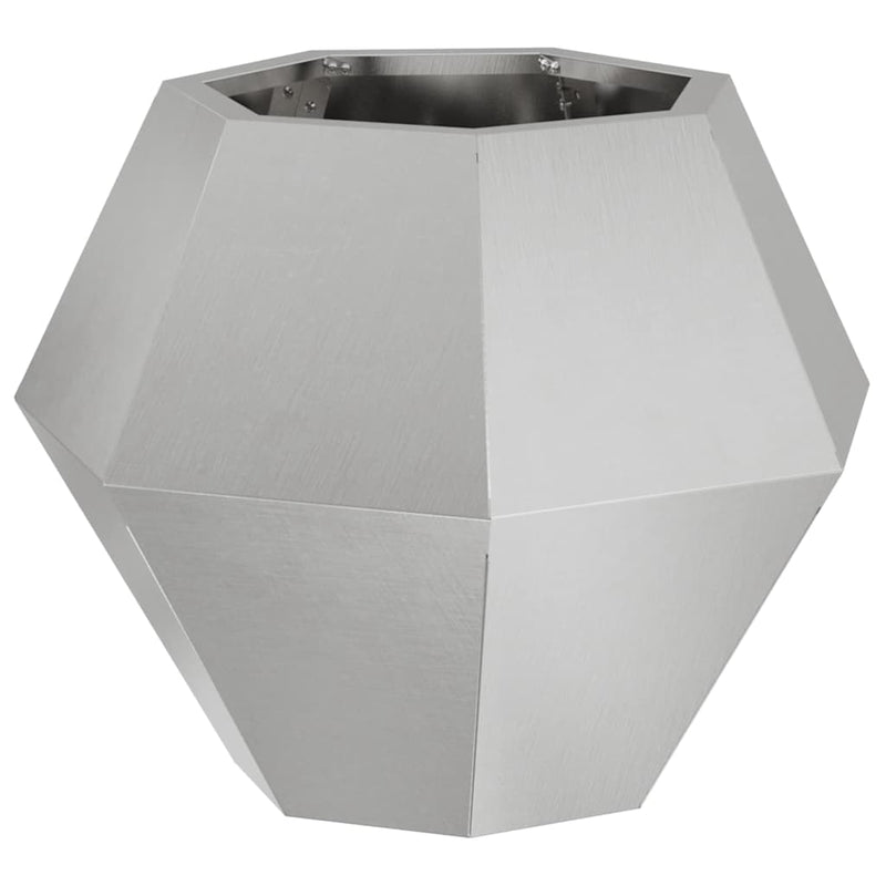 Load image into Gallery viewer, Vidaxl plantenbak zilver 50 x 50 x 40 cm roestvrij staal
