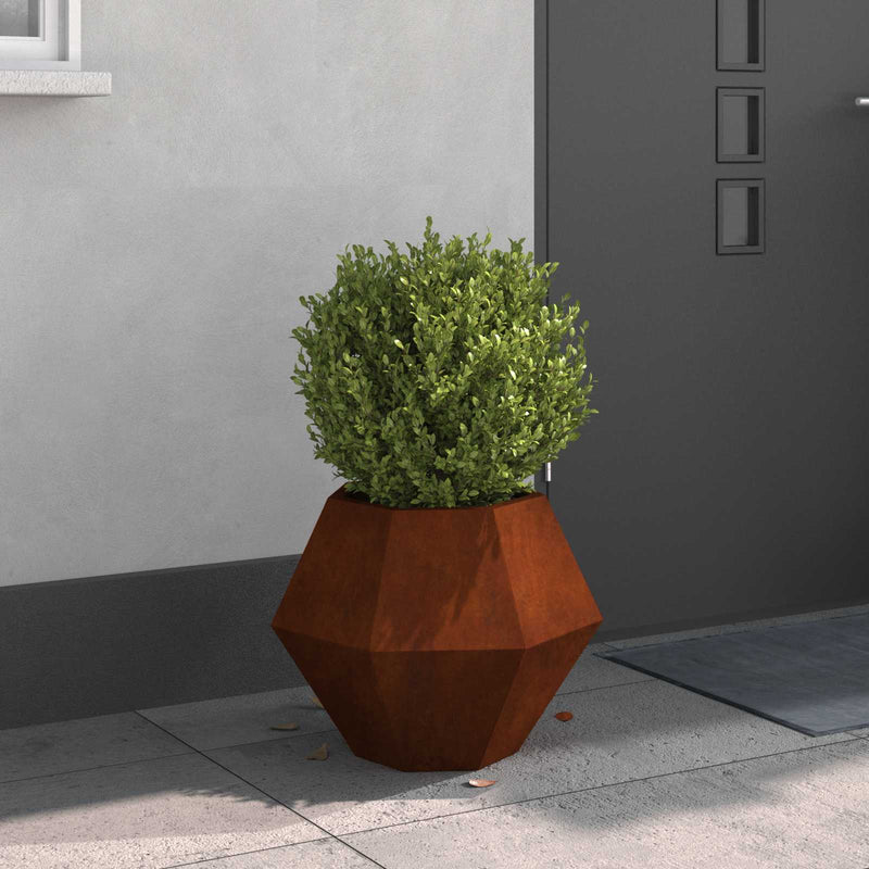 Load image into Gallery viewer, Vidaxl plantenbak roestig 50 x 50 x 40 cm cortenstaal
