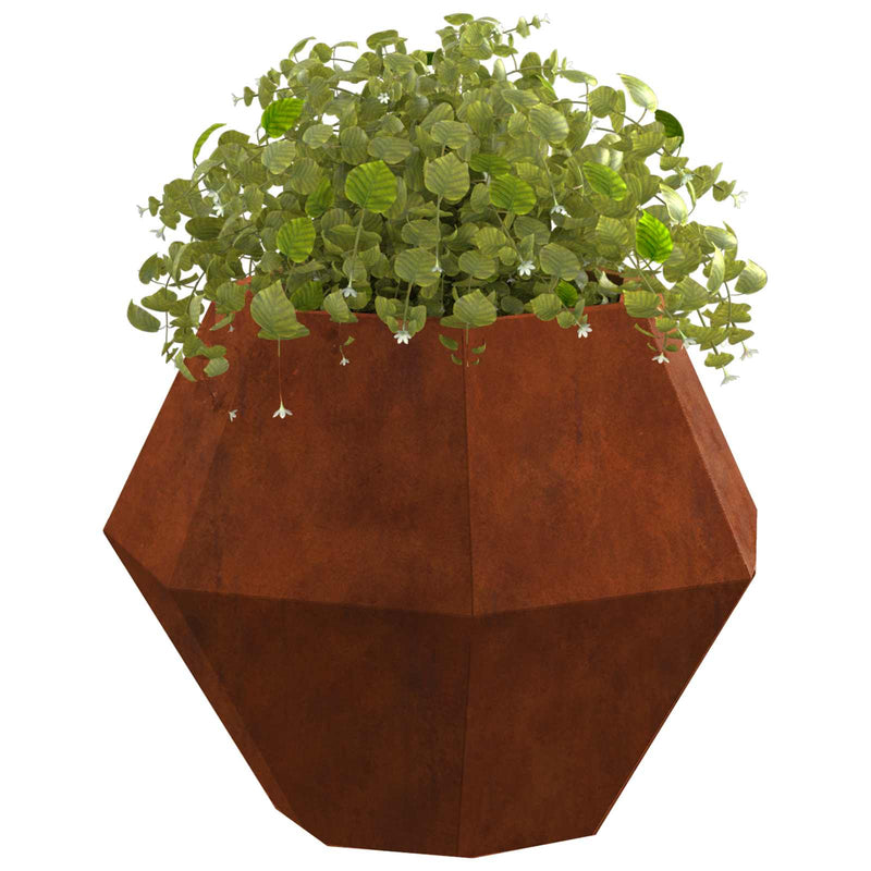 Load image into Gallery viewer, Vidaxl plantenbak roestig 50 x 50 x 40 cm cortenstaal
