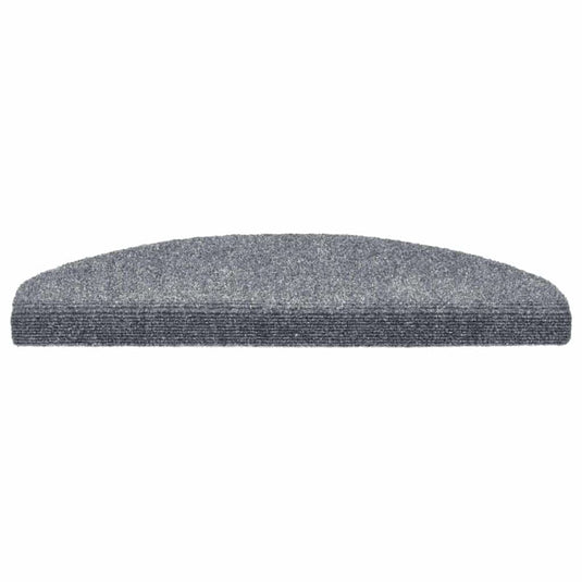 Vidaxl trapmatten zelfklevend 20 stuks 65x21x4 cm lichtgrijs halfrond groot