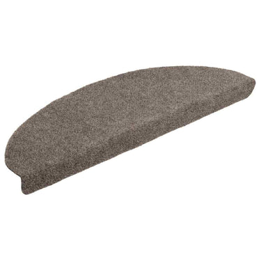 Vidaxl trapmatten zelfklevend 20 stuks 65x21x4 cm beige halfrond groot