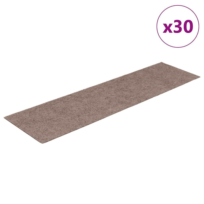 Load image into Gallery viewer, Vidaxl trapmatten zelfklevend 30 stuks 76x20 cm lichtbruin rechthoekig
