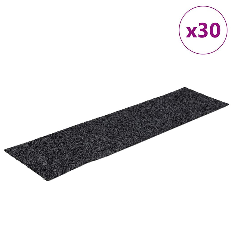 Load image into Gallery viewer, Vidaxl trapmatten zelfklevend 30 stuks 76x20 cm grijs rechthoekig
