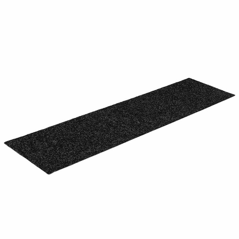 Load image into Gallery viewer, Vidaxl trapmatten zelfklevend 30 stuks 76x20 cm zwart rechthoekig

