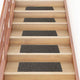 Vidaxl trapmatten zelfklevend 30 stuks 76x20 cm antraciet rechthoekig