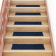 Vidaxl trapmatten zelfklevend 30 stuks 76x20 cm rechthoekig marineblauw