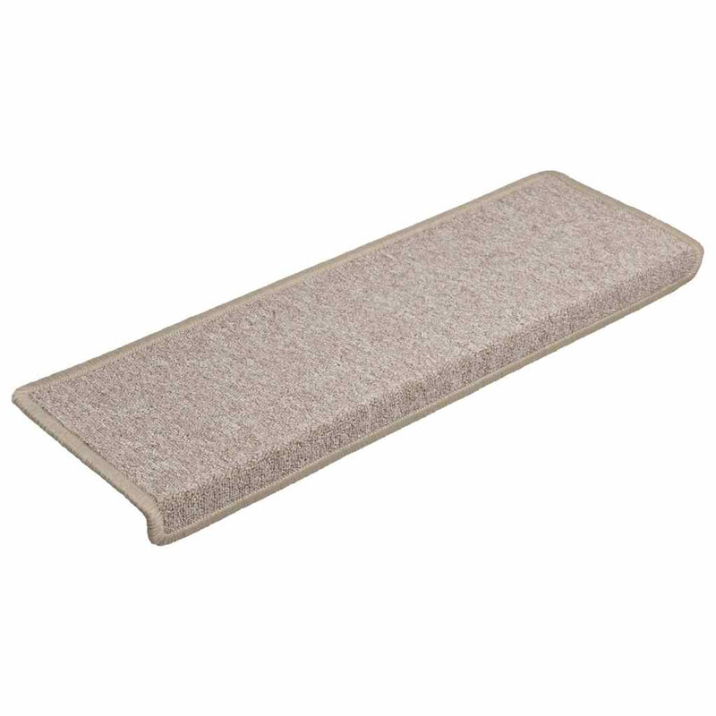 Load image into Gallery viewer, Vidaxl trapmatten 30 st 65x21x4 cm taupe rechthoekige rand
