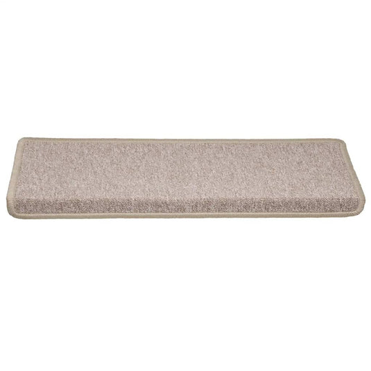 Vidaxl trapmatten 30 st 65x21x4 cm taupe rechthoekige rand