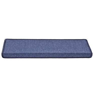 Vidaxl trapmatten 30 st 65x21x4 cm blauw rechthoekige rand