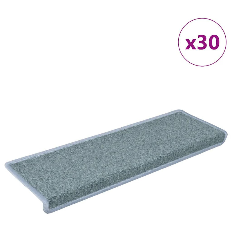 Load image into Gallery viewer, Vidaxl trapmatten 30 st 65x21x4 cm zeeblauw rechthoekige rand
