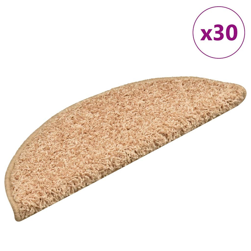 Load image into Gallery viewer, Vidaxl trapmatten 30 stuks 56x17x3 cm goud halfrond
