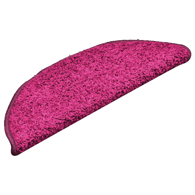 Load image into Gallery viewer, Vidaxl trapmatten 30 st 56x17x3 cm roze halfrond
