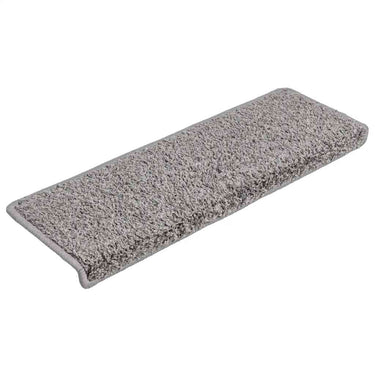 Vidaxl trapmatten 30 st 65x21x4 cm grijs rechthoekige rand