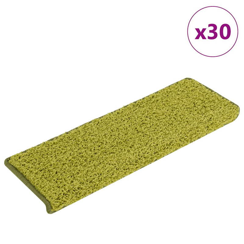 Load image into Gallery viewer, Vidaxl trapmatten 30 st 65x21x4 cm groen rechthoekige rand
